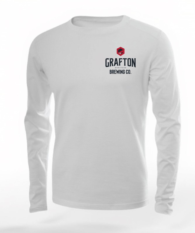 GRAFTON HERITAGE BREWING CO. LONG SLEEVE T-SHIRT BACK LOGO